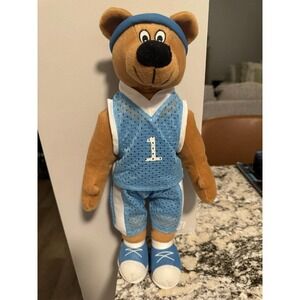 BJ Toy Co Basketball Player # 1 Blue White Toy Stuffed Animal Plush 16" H